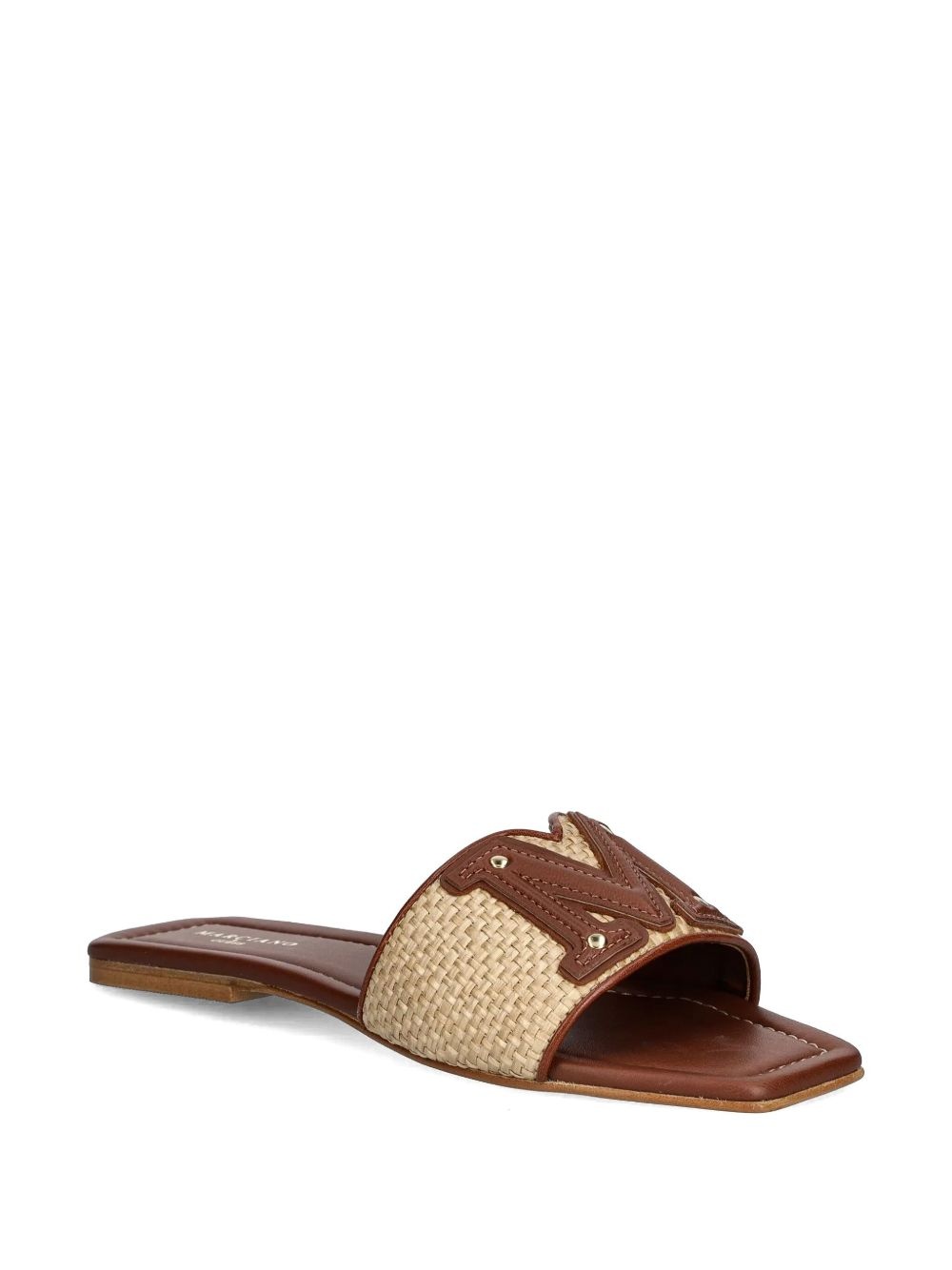 Marciano raffia slides - 2