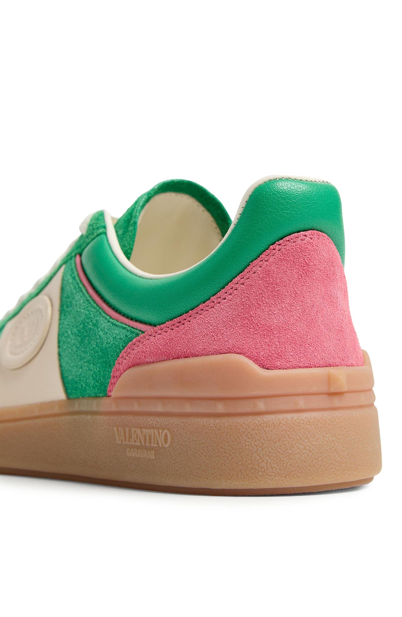 Valentino Garavani Upvillage Low Top Sneaker in Green/Pink at Nordstrom - 7