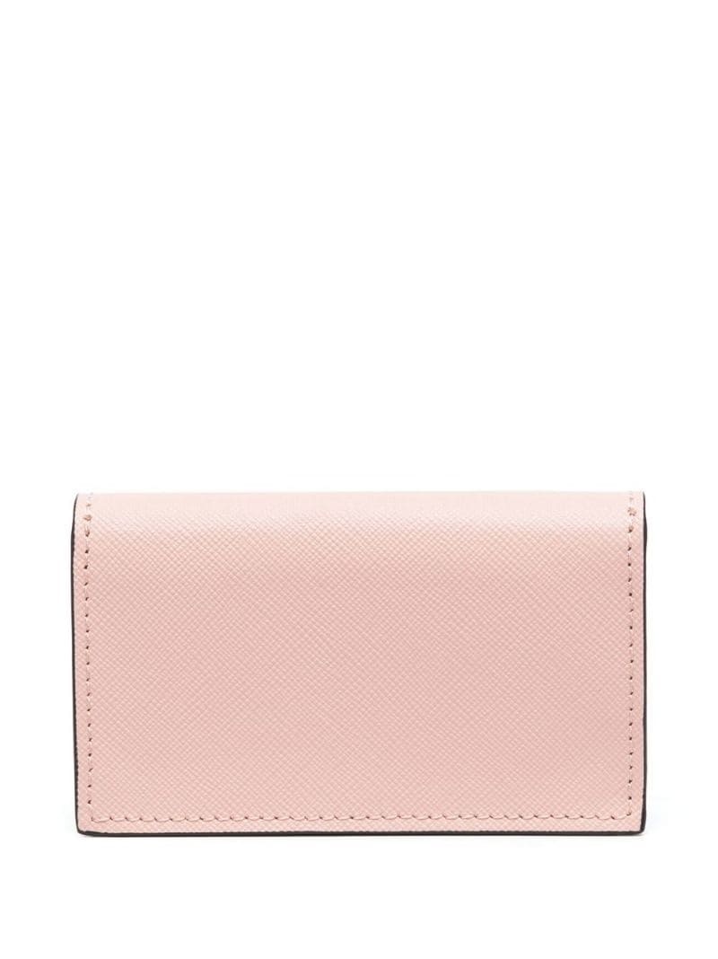 colour-blocked saffiano leather wallet - 2