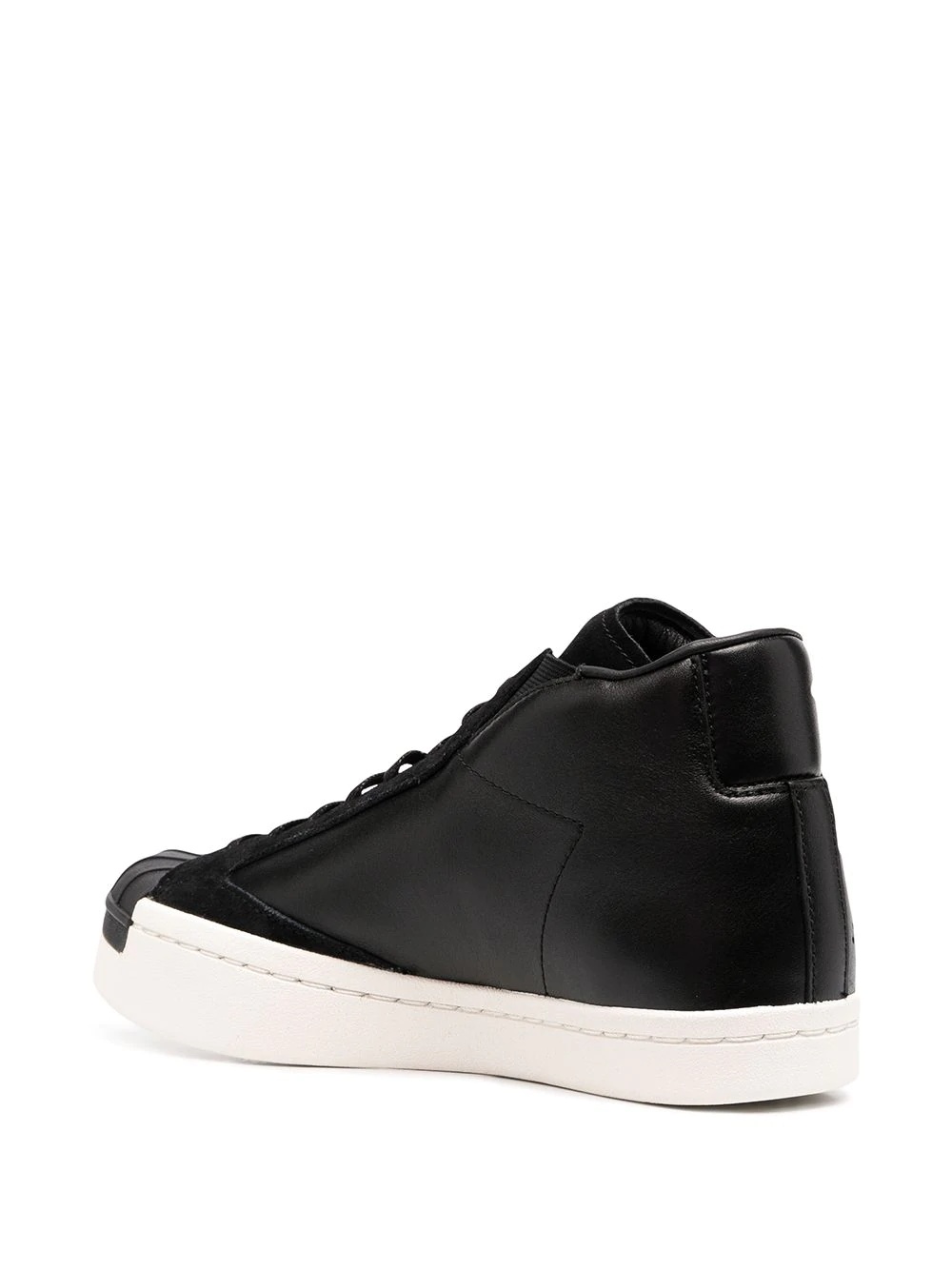 contrast-toe high-top sneakers - 3