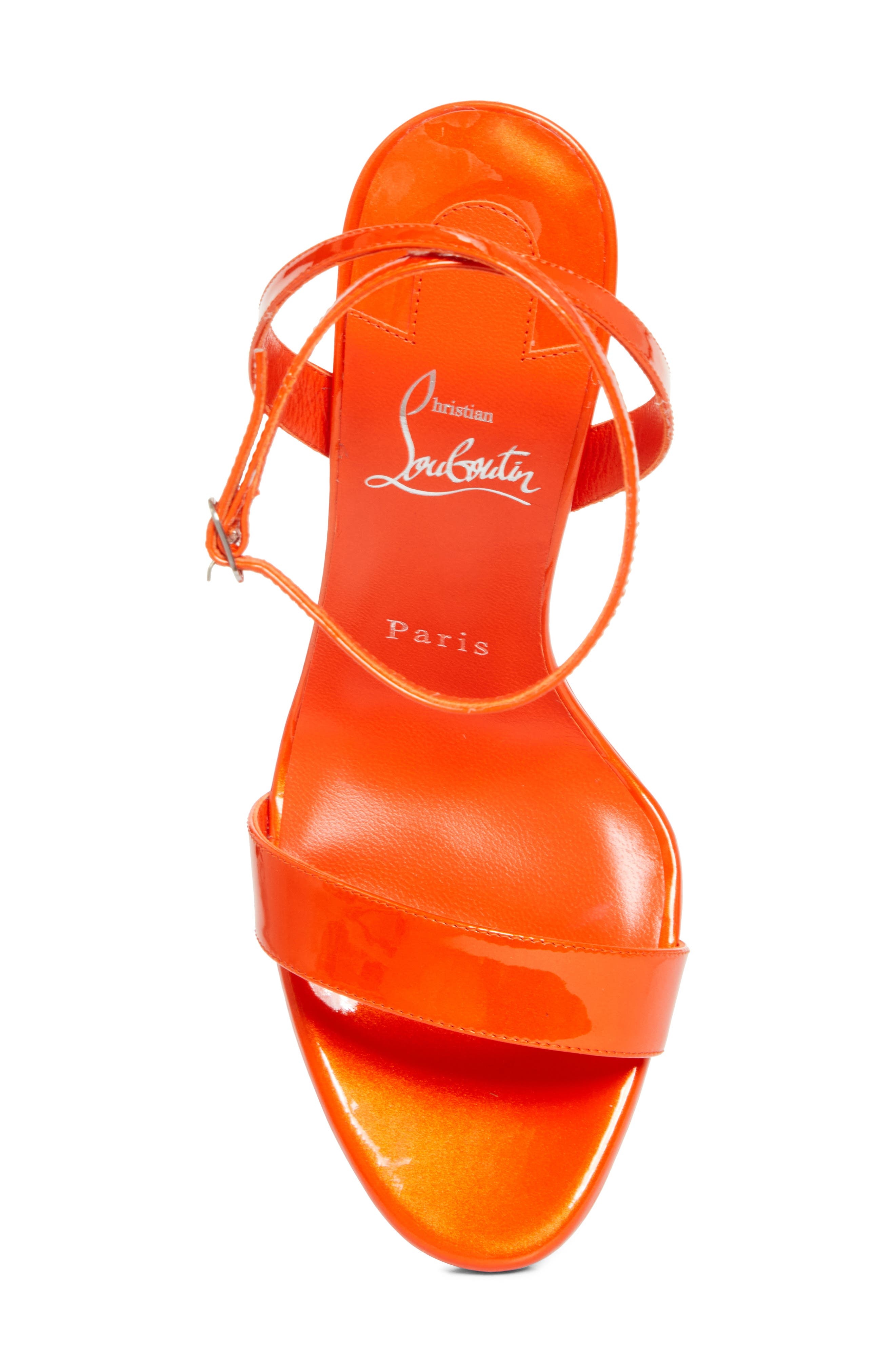 Christian Louboutin Miss Z Queen Sandal in Magma/Lin Magma at Nordstrom - 5