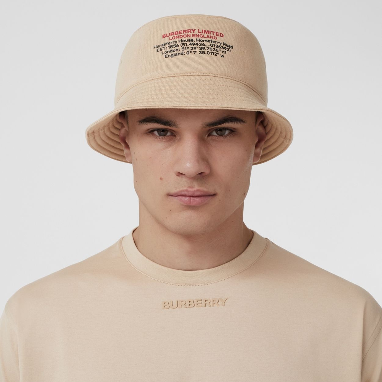 Location Print Cotton Bucket Hat - 4