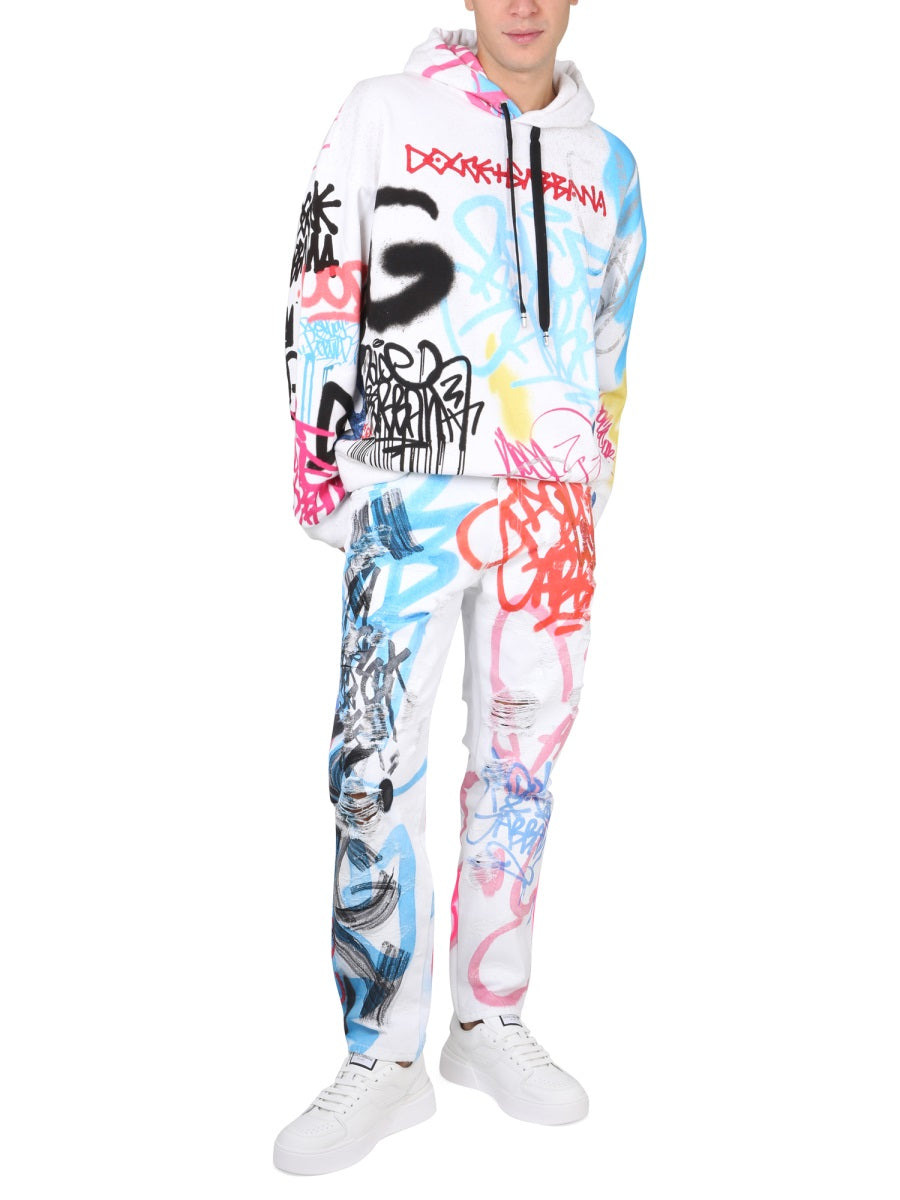 Dolce & Gabbana Men Loose Fit Jeans - 2