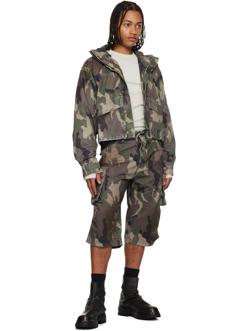 424 Khaki Cropped Parka outlook