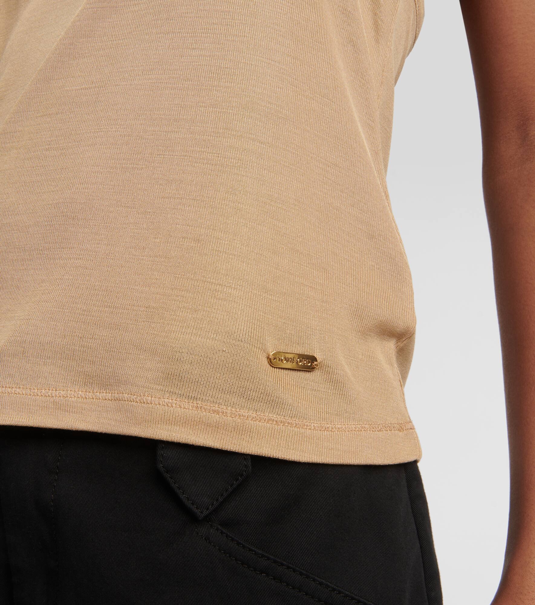 Micro-Rib silk jersey tank top - 5