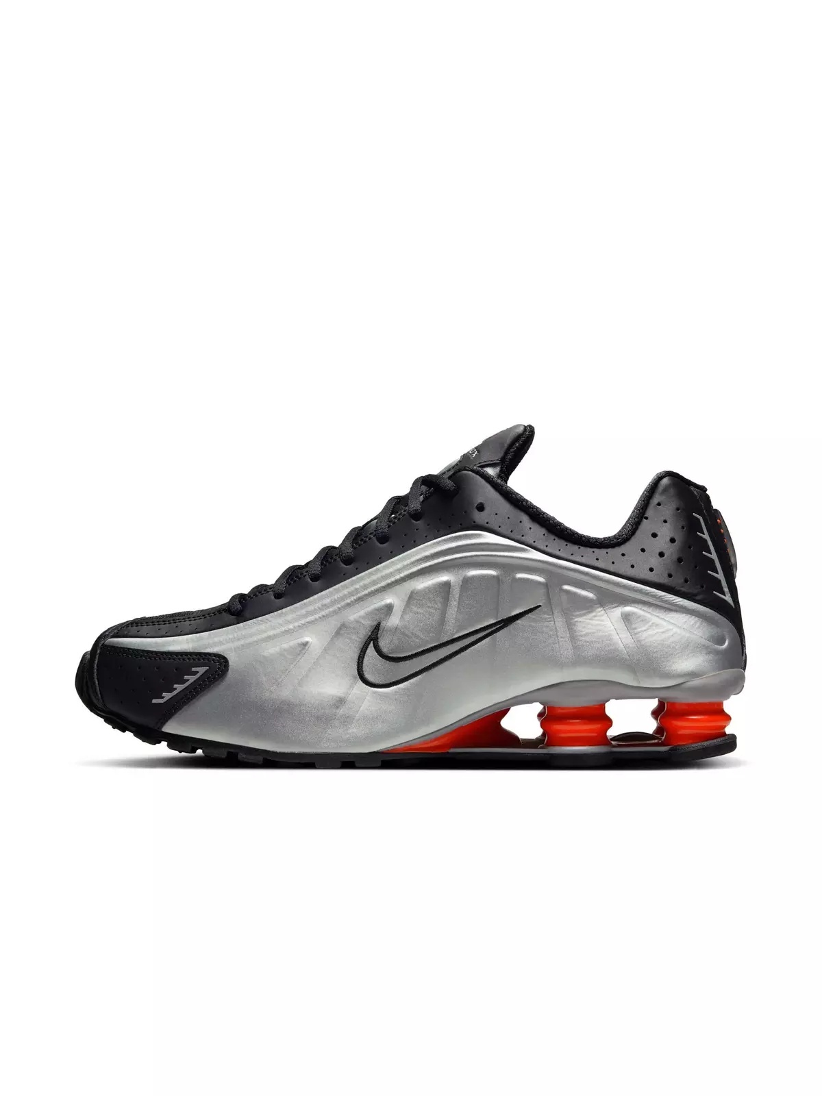 Shox R4 "Metallic Silver/Black" Men's Shoe - 3