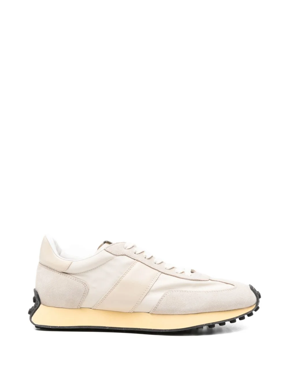 panelled sneakers - 1