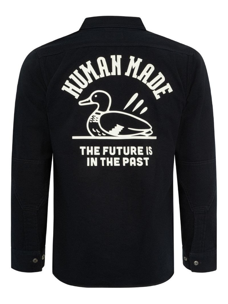 Human Made buttoned patch work shirt outlook