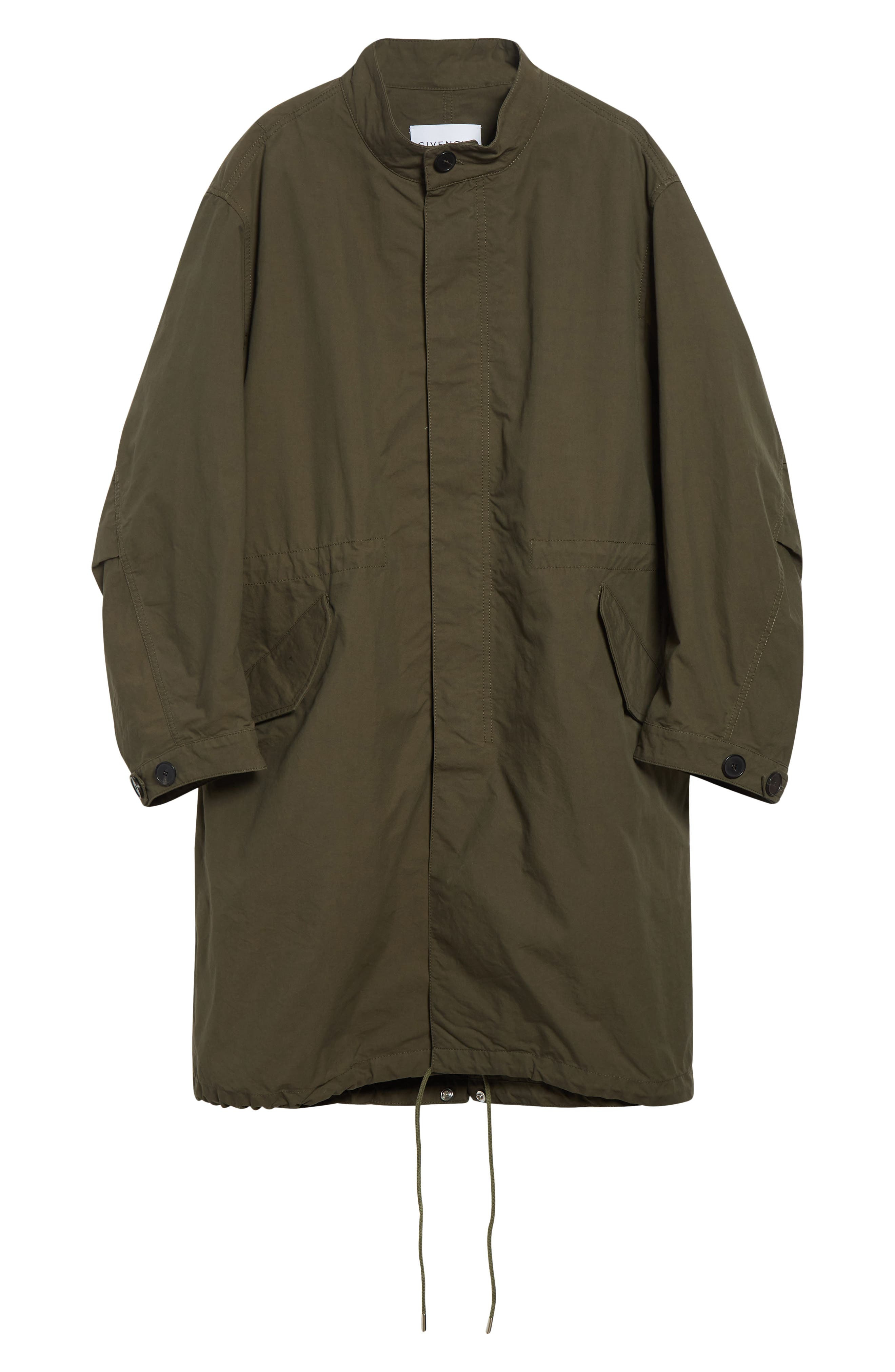 Givenchy Twisted Arm Parka in Khaki at Nordstrom - 7