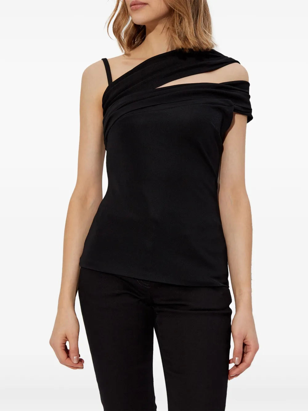 Top asymétrique noir - 3