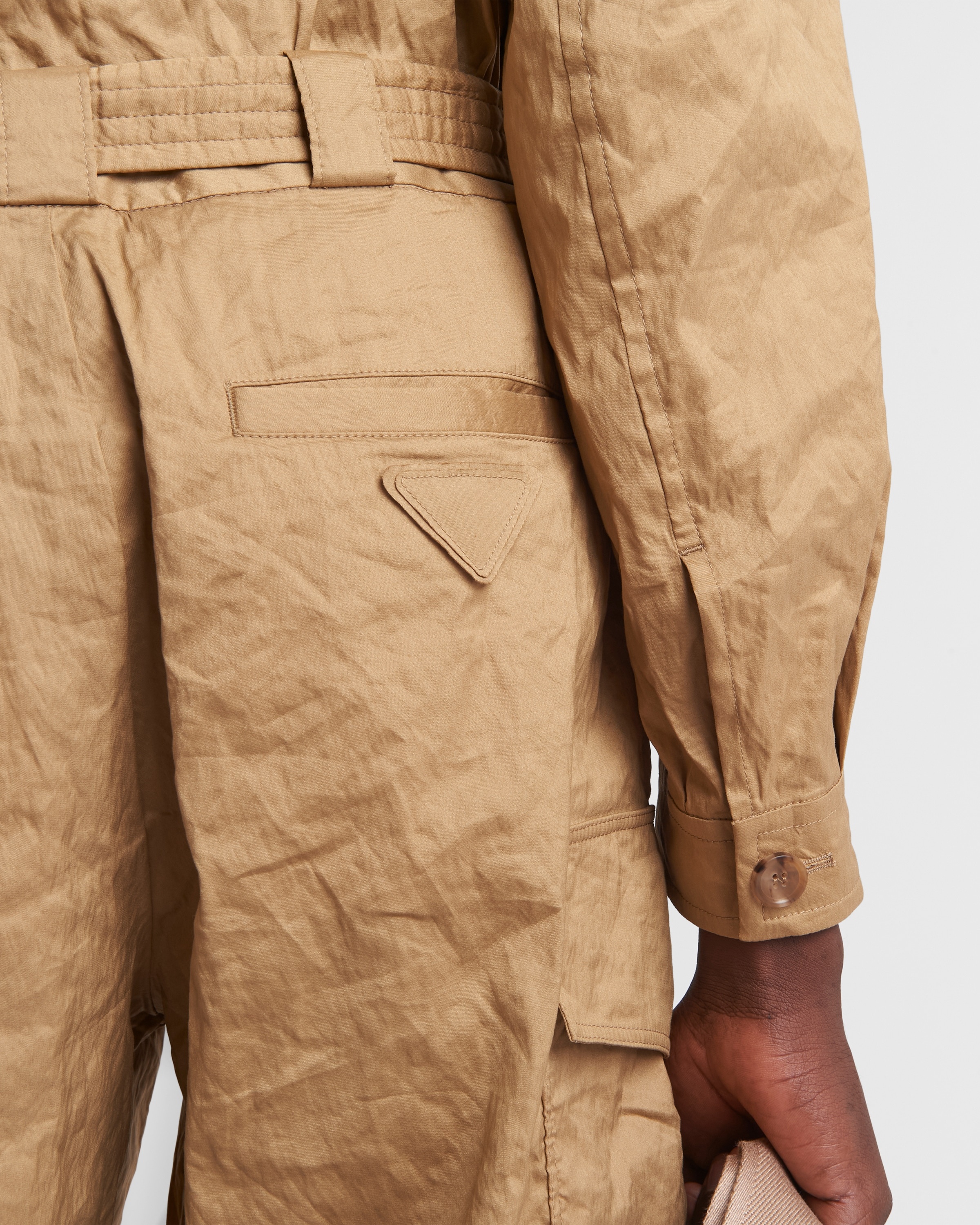 Stretch cotton Bermudas - 4