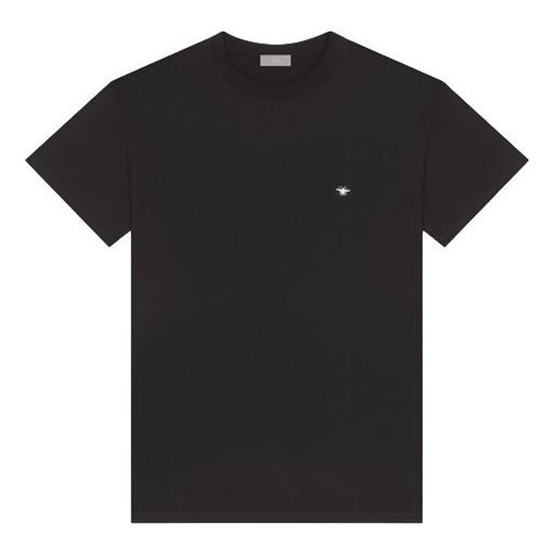 사이트맵 백색 꿀벌에 의하여 자수되는 짧은 소매 Unisex 검정 733J603B0446-C980 - 1