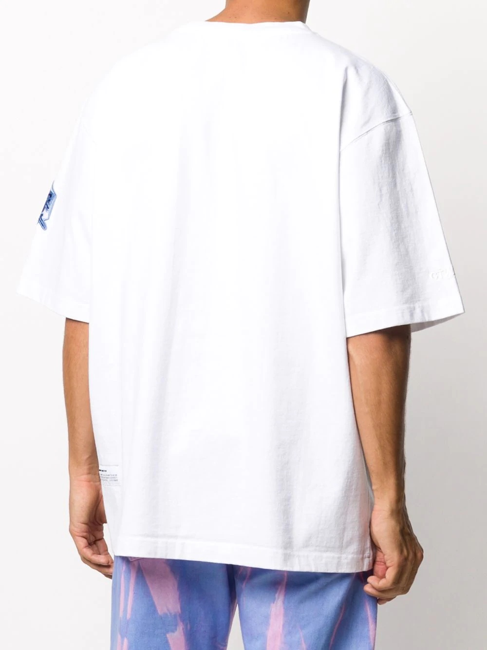 logo-print oversized T-shirt - 4