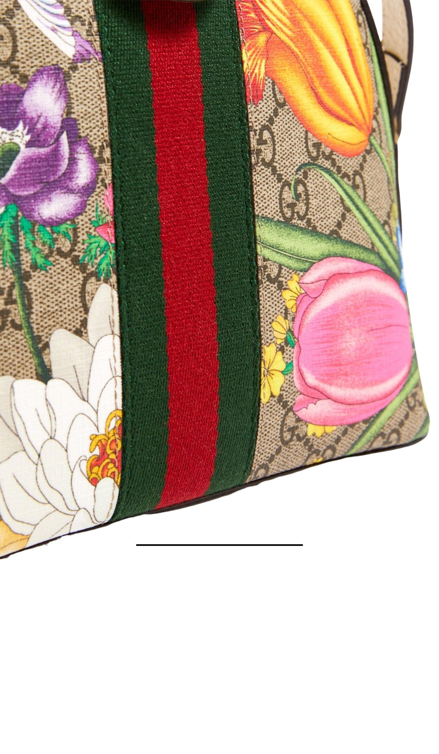 Small Ophidia Flora Shoulder Bag - 7