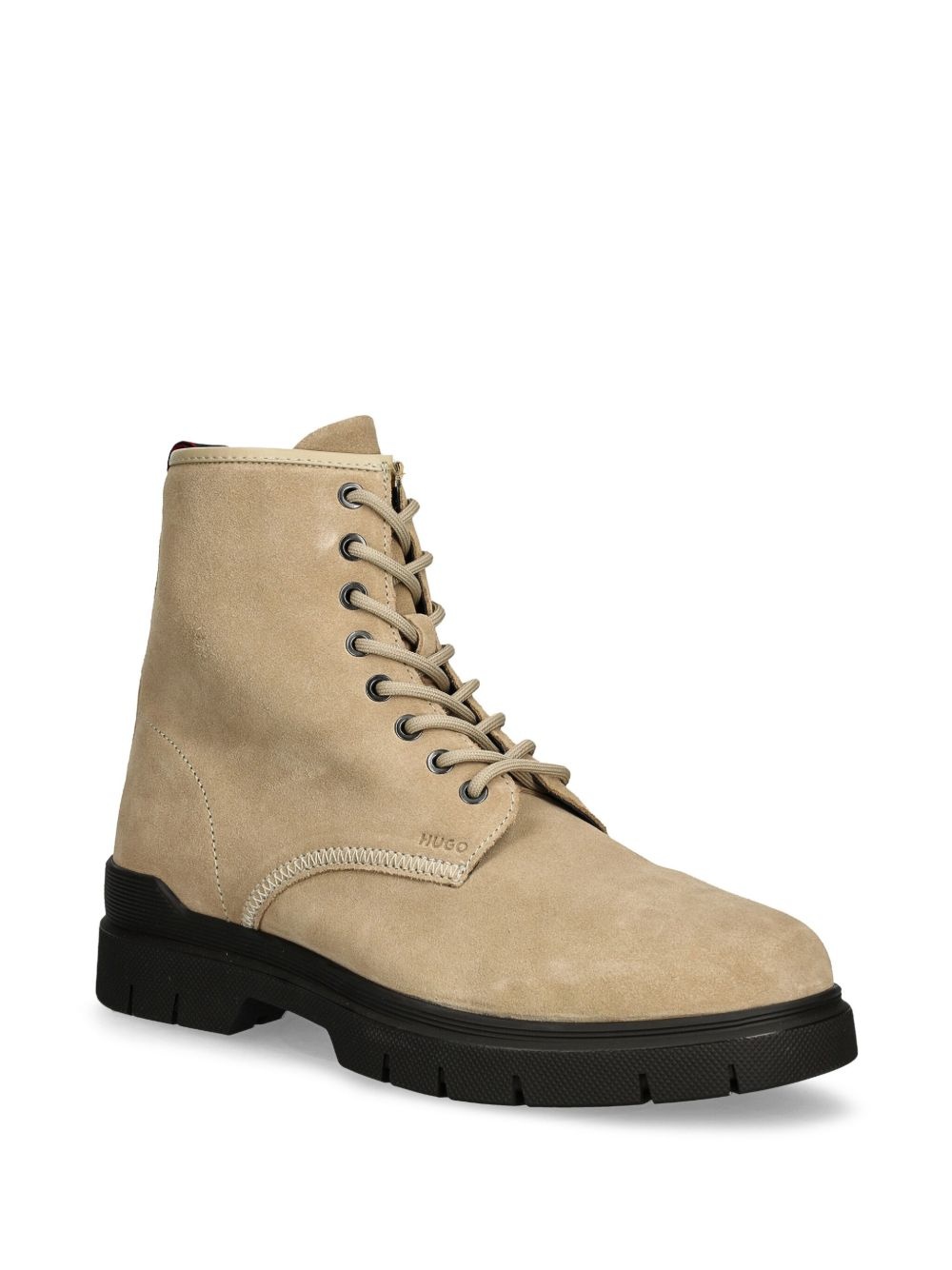 logo-embossed boots - 2