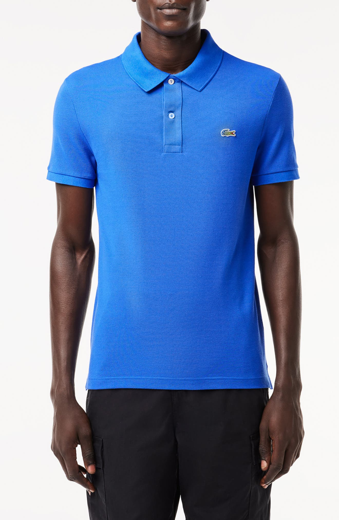 Slim Fit Piqué Polo - 1