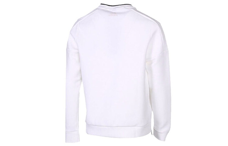 adidas (WMNS) adidas Sports Stylish Pullover Round Neck Long Sleeves White EH3857 outlook