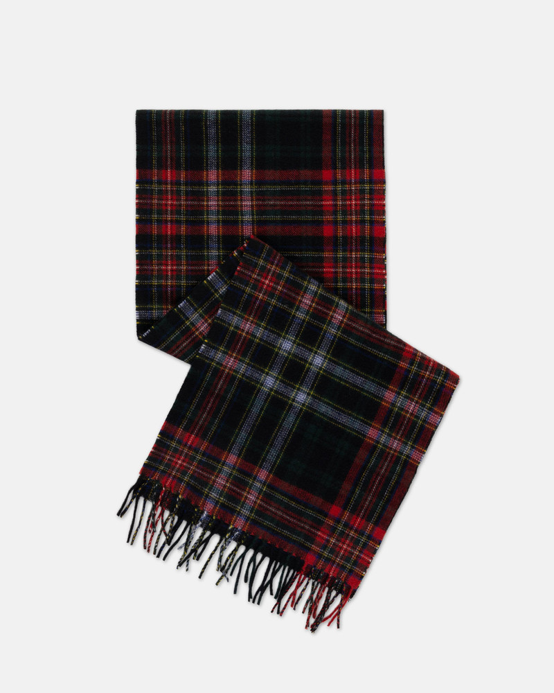 MADE-IN-ENGLAND TARTAN CASHMERE MUFFLER 1