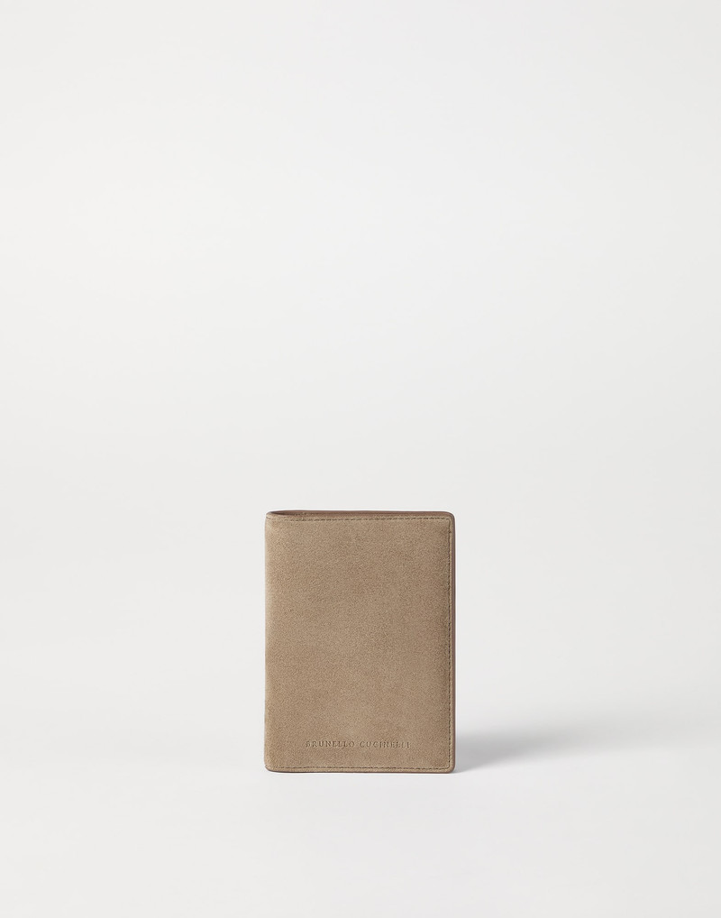 Suede passport holder 1