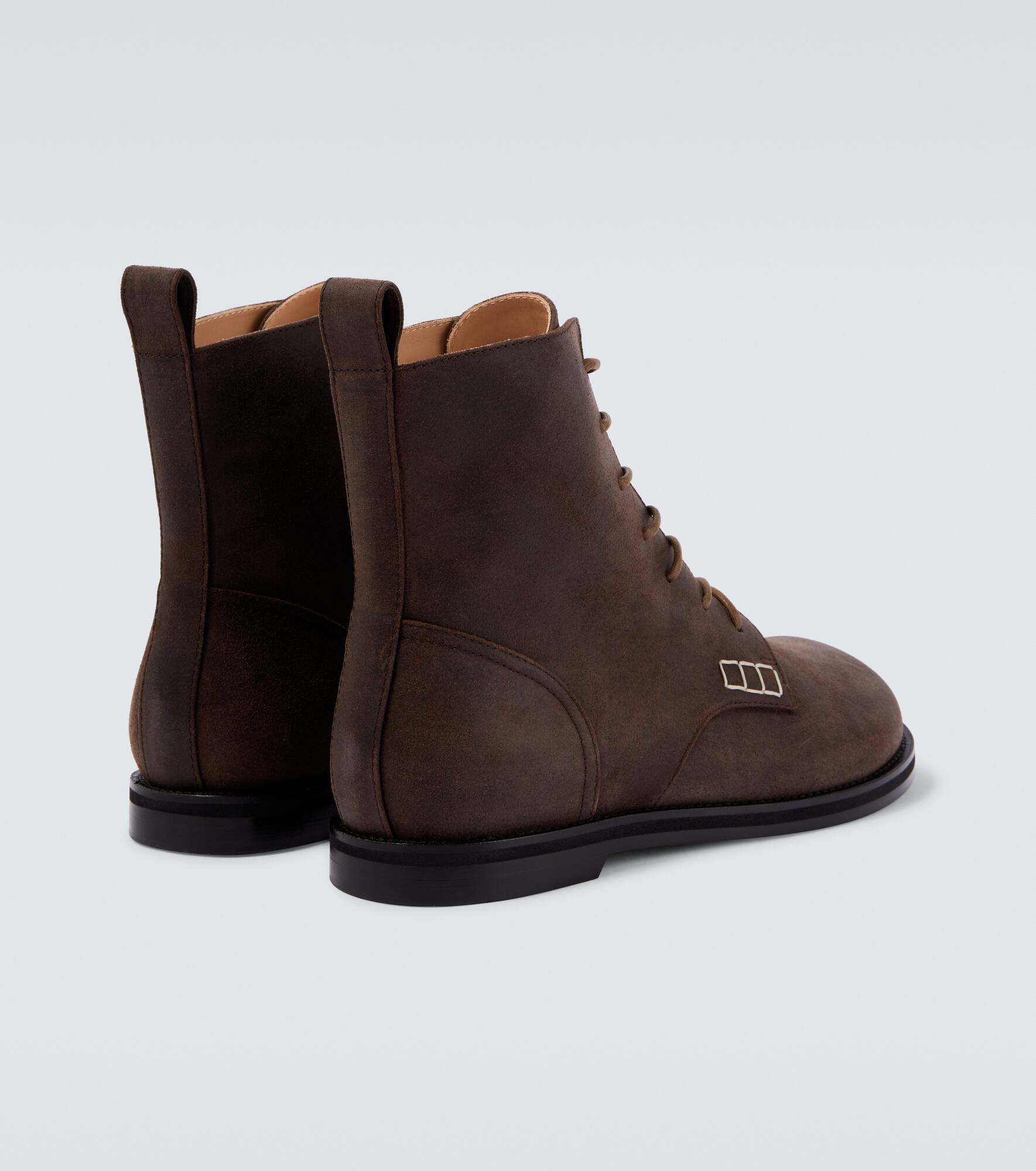 Leather lace-up boots - 6