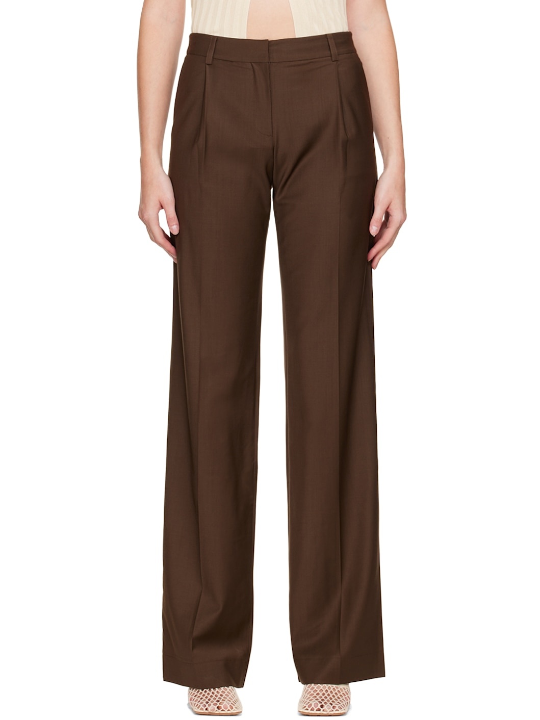 Brown Karaka Trousers - 1