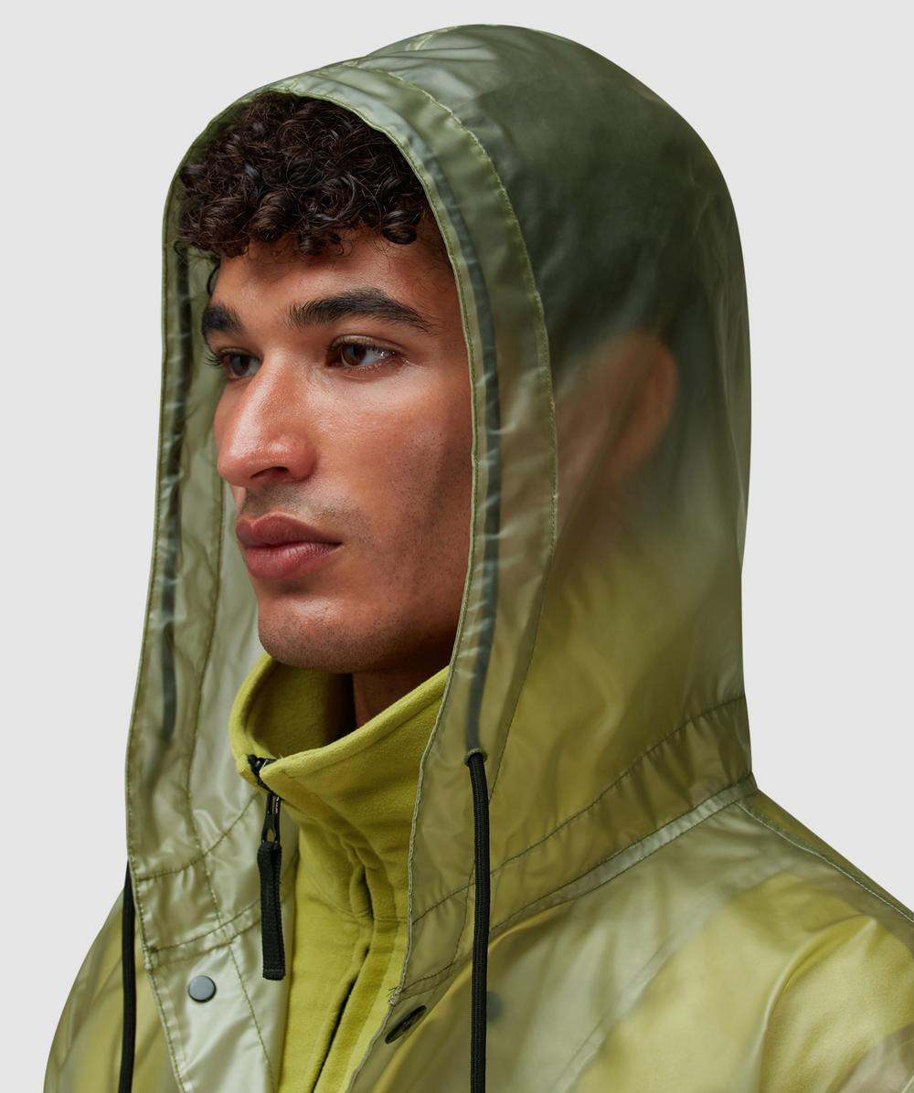 Translucent cover short parka jacket - 6
