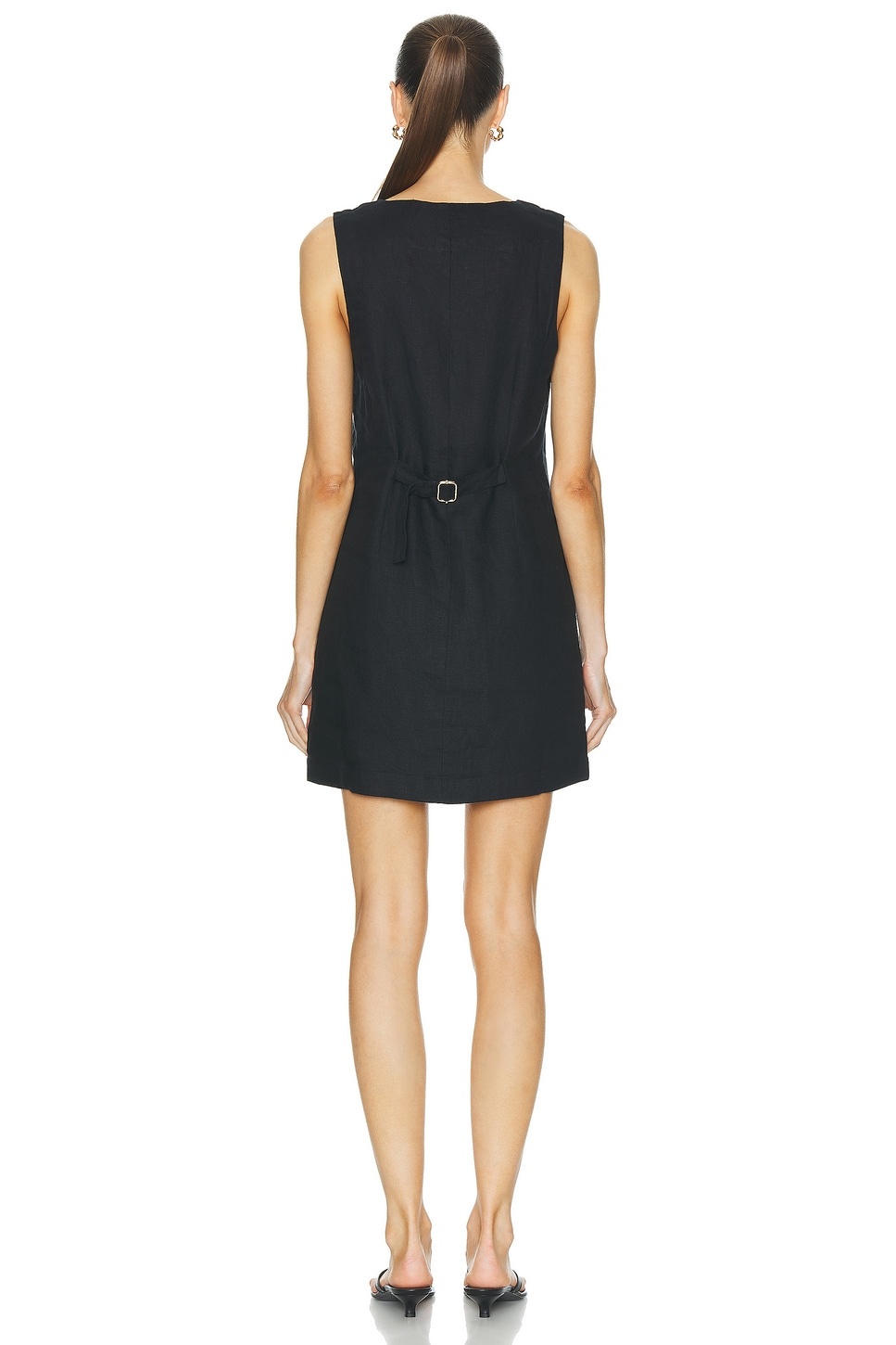 Emma Button Down Mini Dress - 3