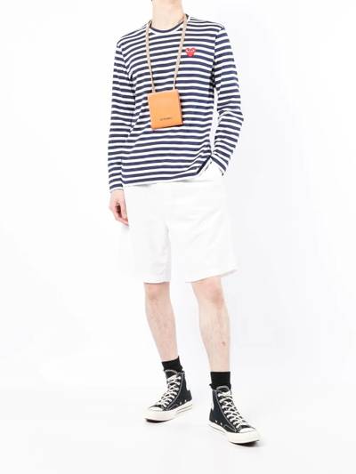 Comme des Garçons PLAY heart-patch long-sleeved T-shirt outlook