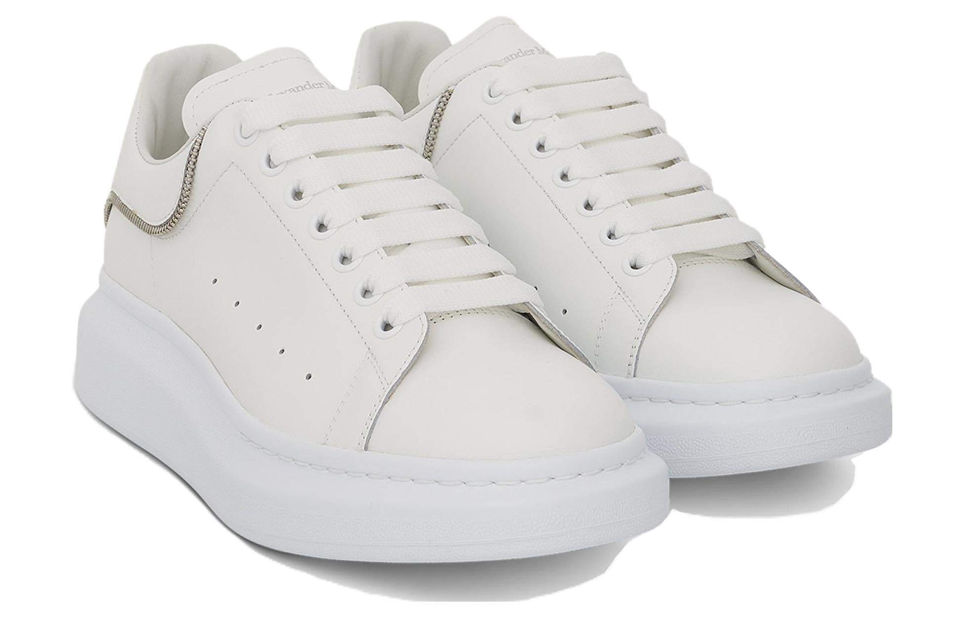 Alexander McQueen Oversized Low-Top Sneakers 'Beige White' 688521WIB9P9071 - 2