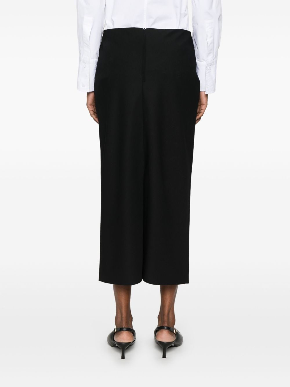 wool midi skirt - 4