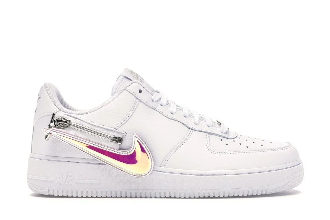 Nike Air Force 1 Low Zip Swoosh White - 1