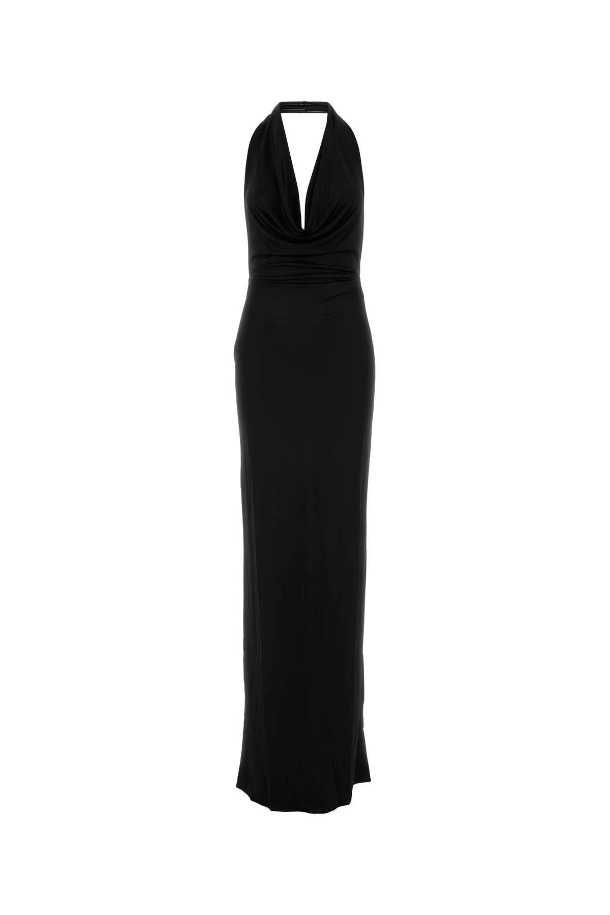 Dsquared Women Black Jersey Long Dress - 1