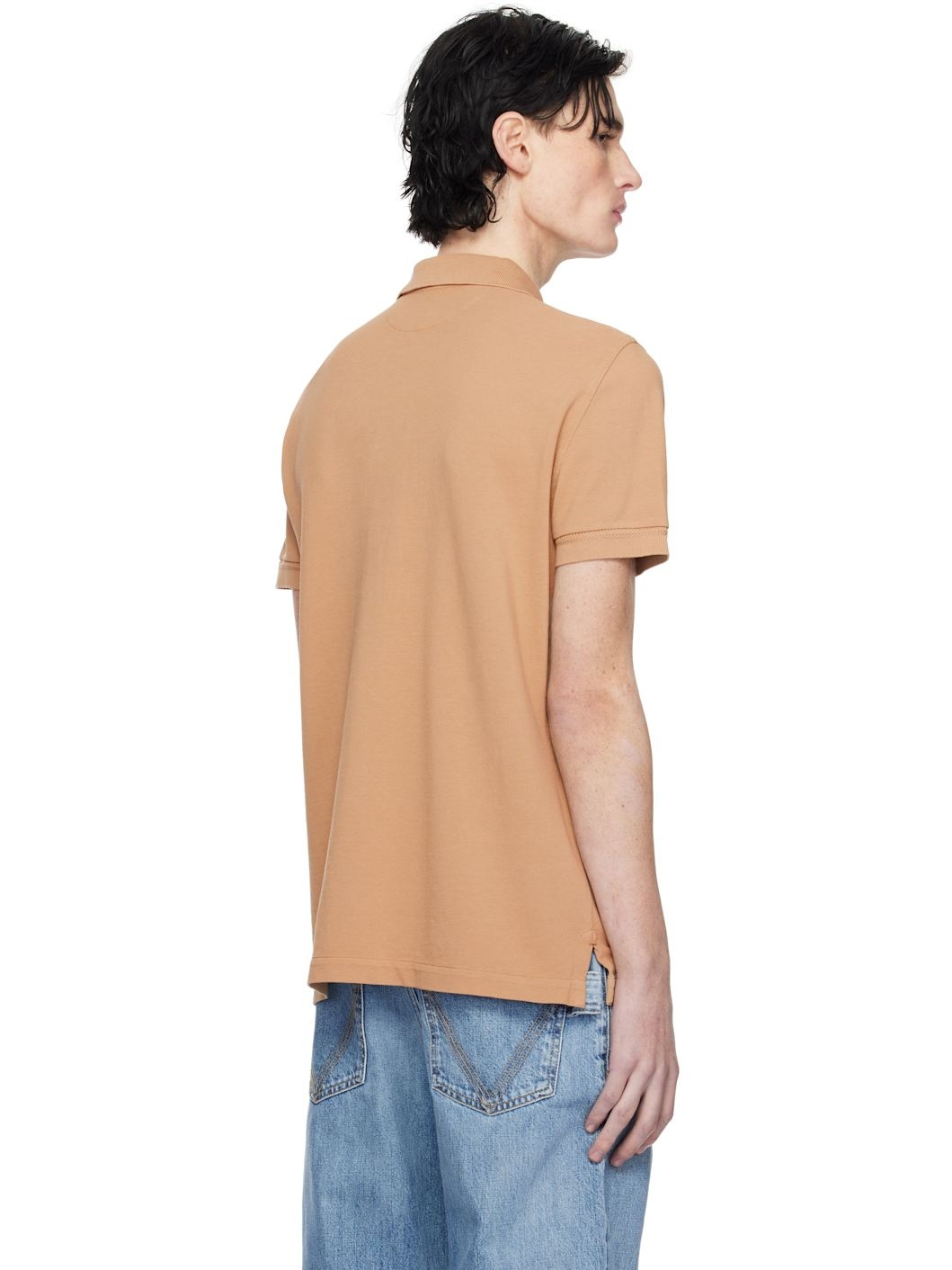 Tan Tennis Piquet Polo - 3