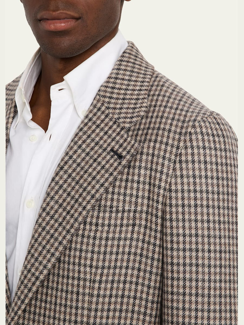 Men's Brera Cashmere District Check Sport Coat 5
