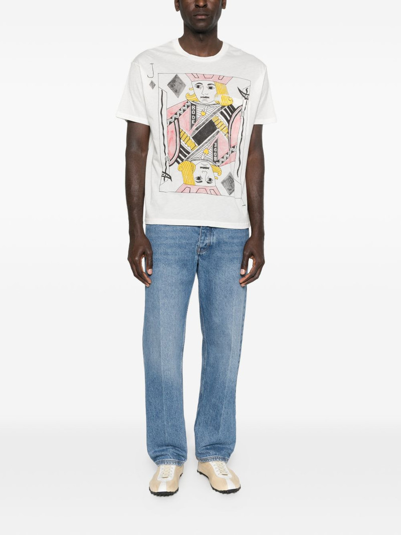 BODE Jack Diamonds pocket T-shirt outlook