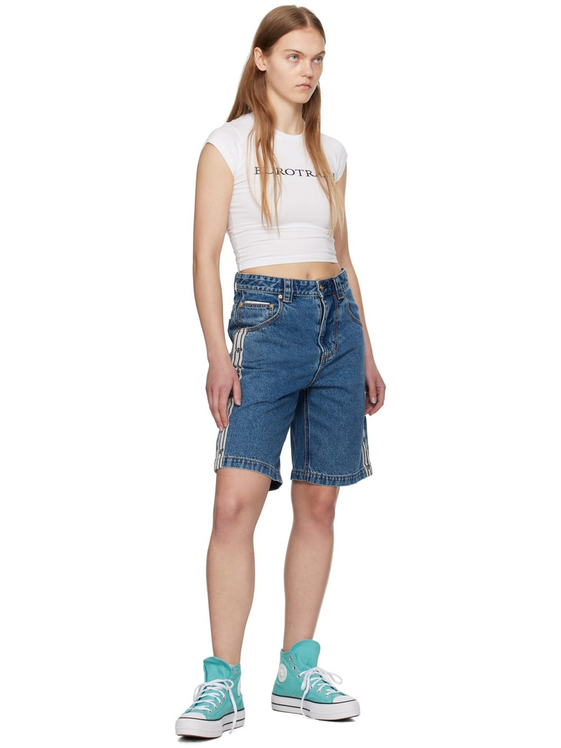 Converse Blue Chuck Taylor All Star Lift Platform Stars Sneakers outlook