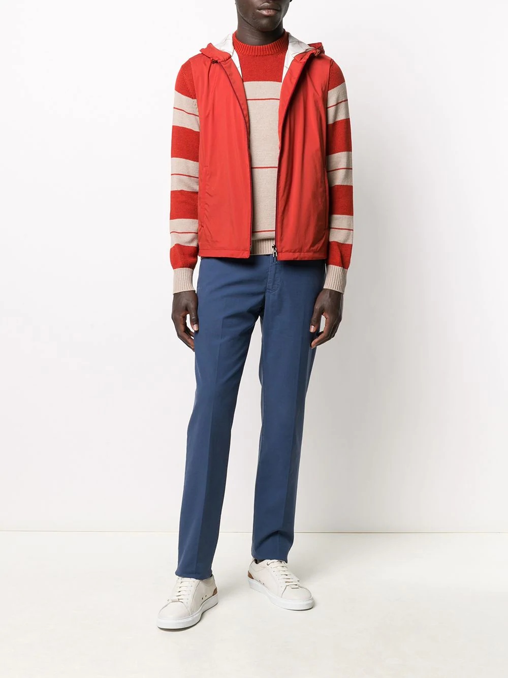 horizontal-stripe jumper - 2