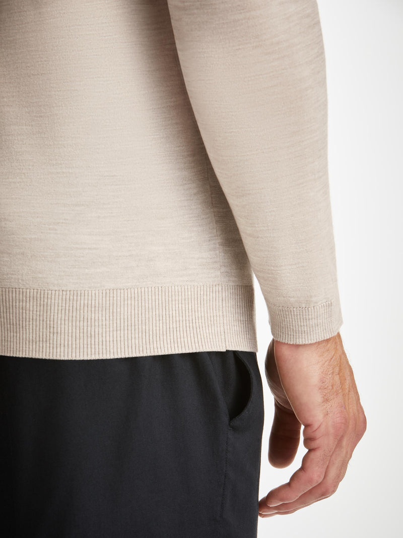 Men's Sweater Orson Merino Wool Oat - 7