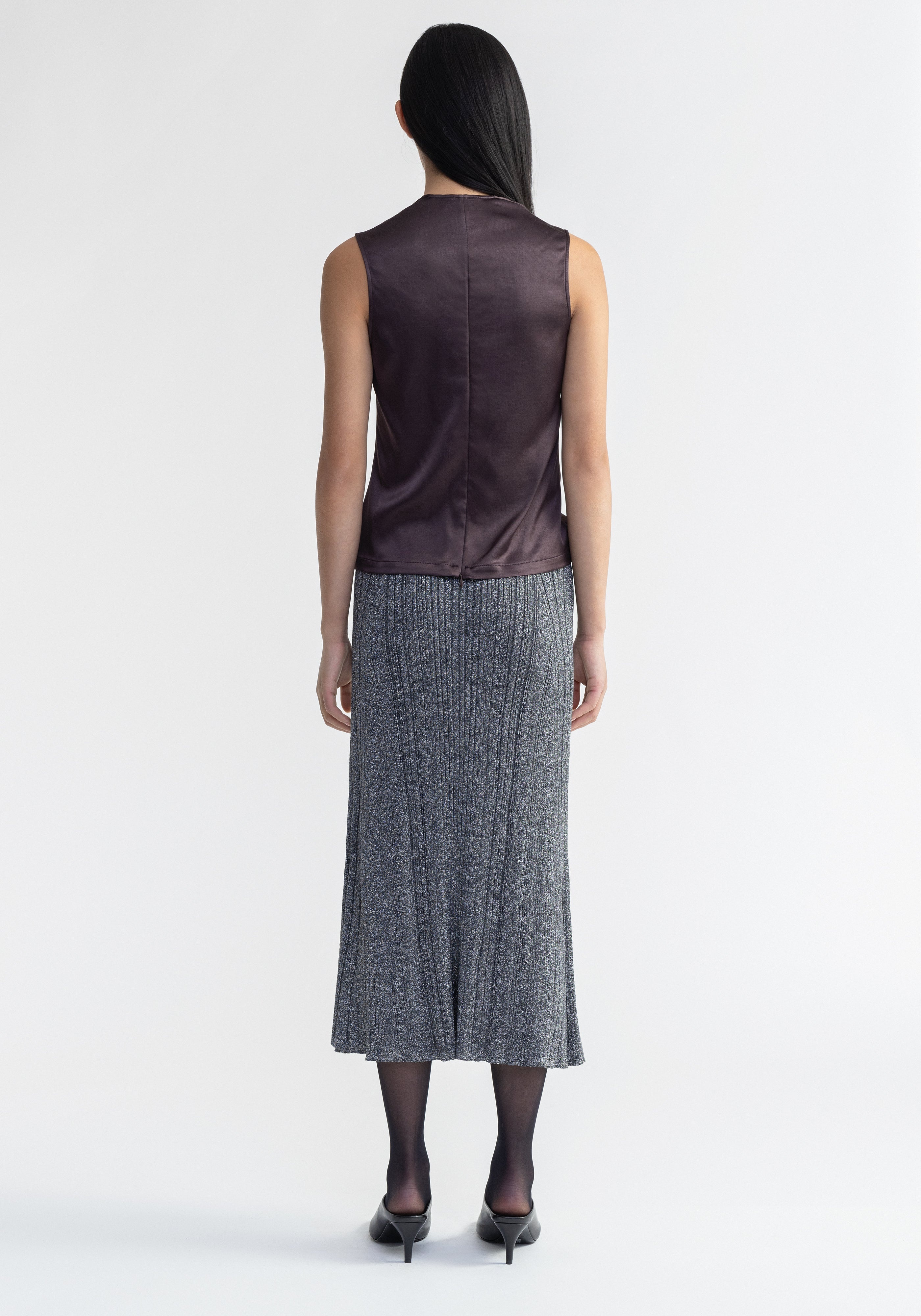 TUTU
Scoop-neck satin top - 3