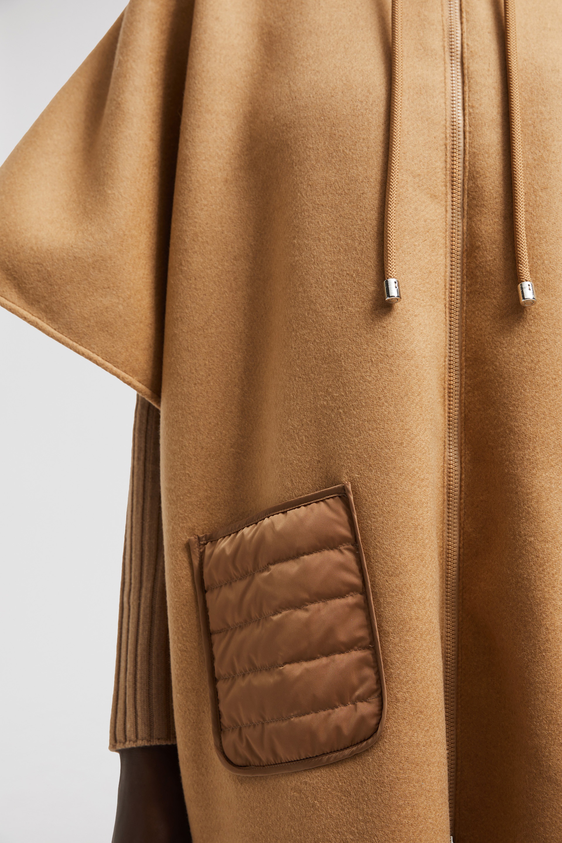Hooded Down Cape - 6