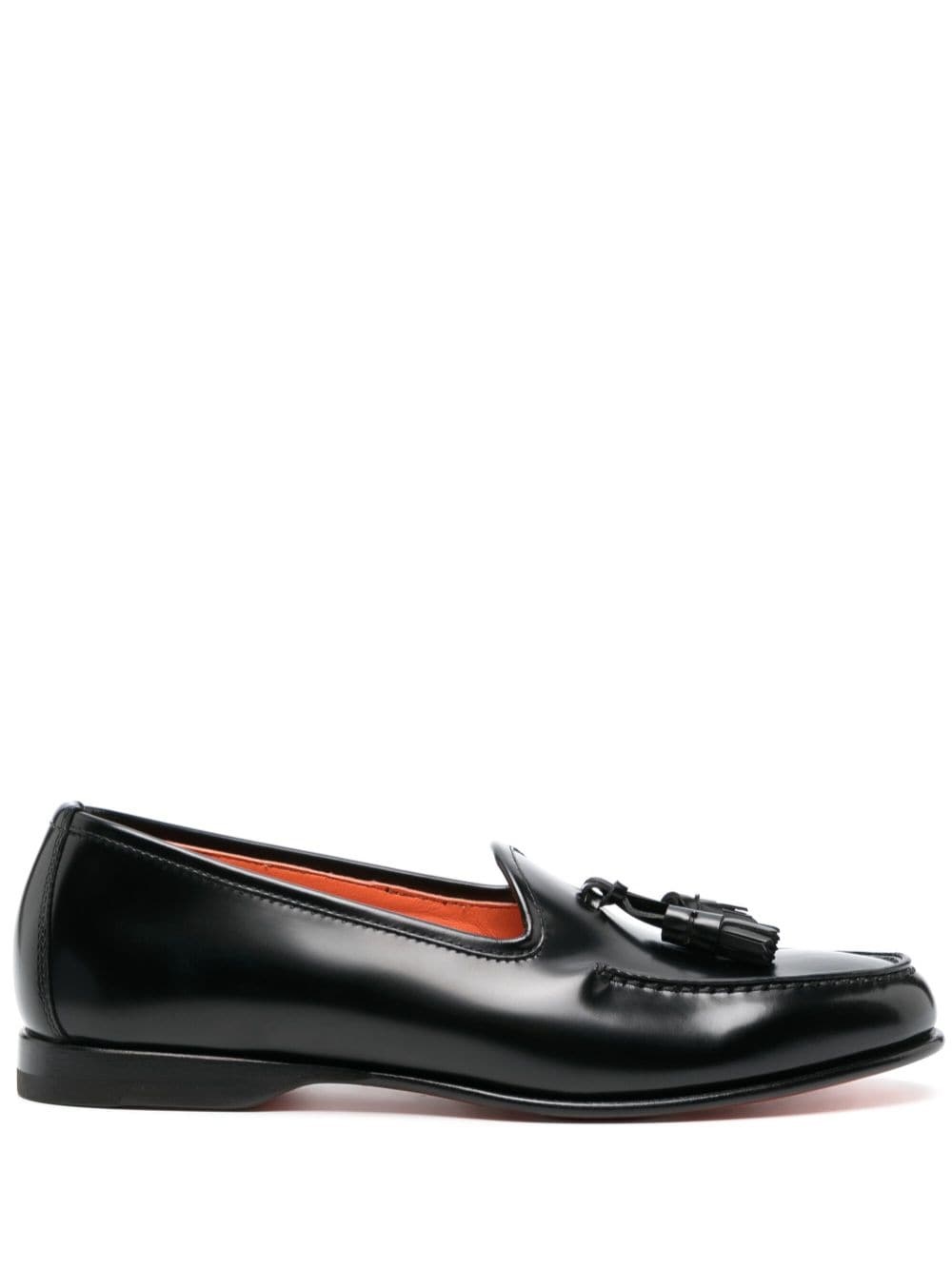 tassel-embellished leather loafers - 1
