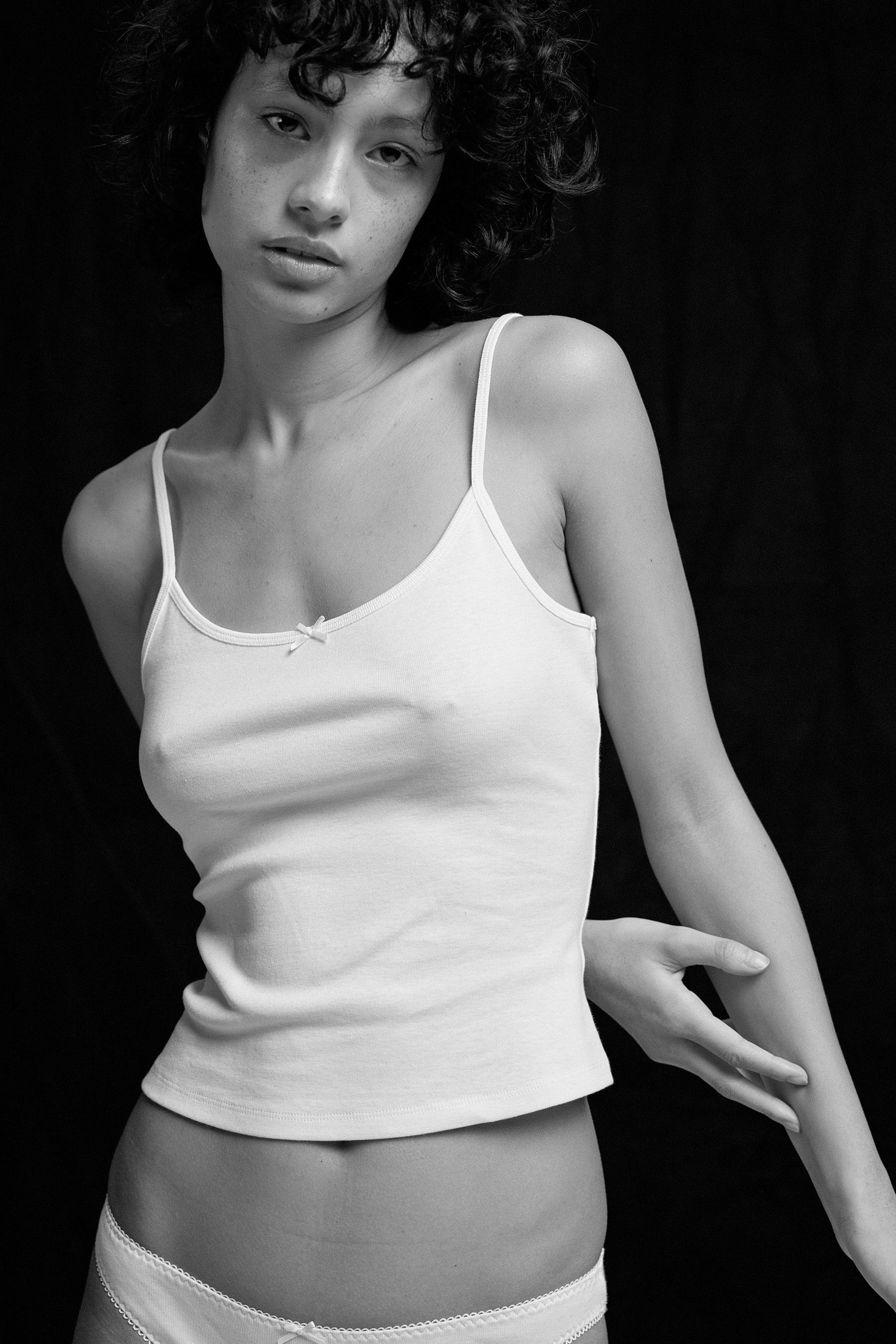 The Tank: Cotton Jersey White - 2