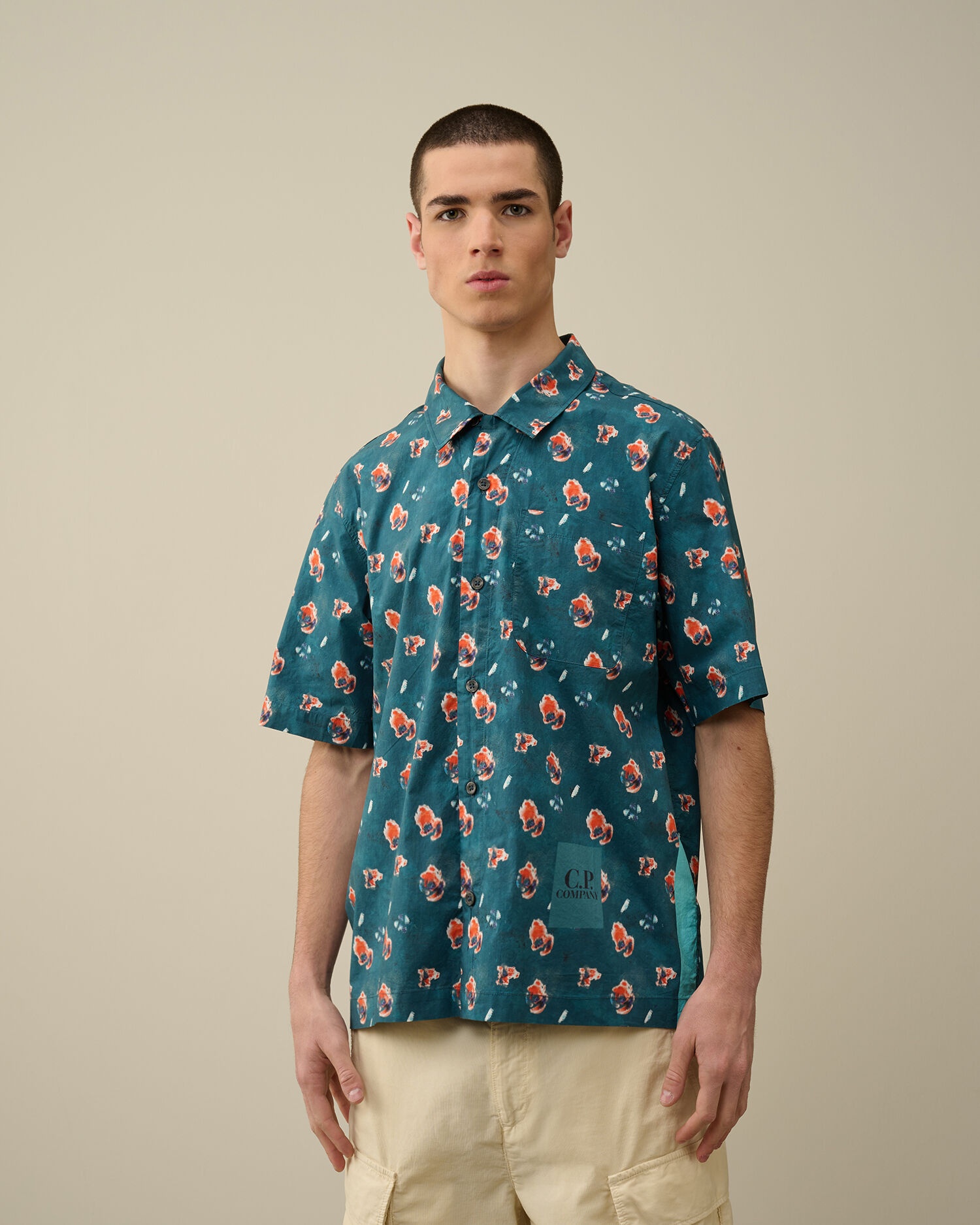 Popeline Sponged Print Shirt - 2