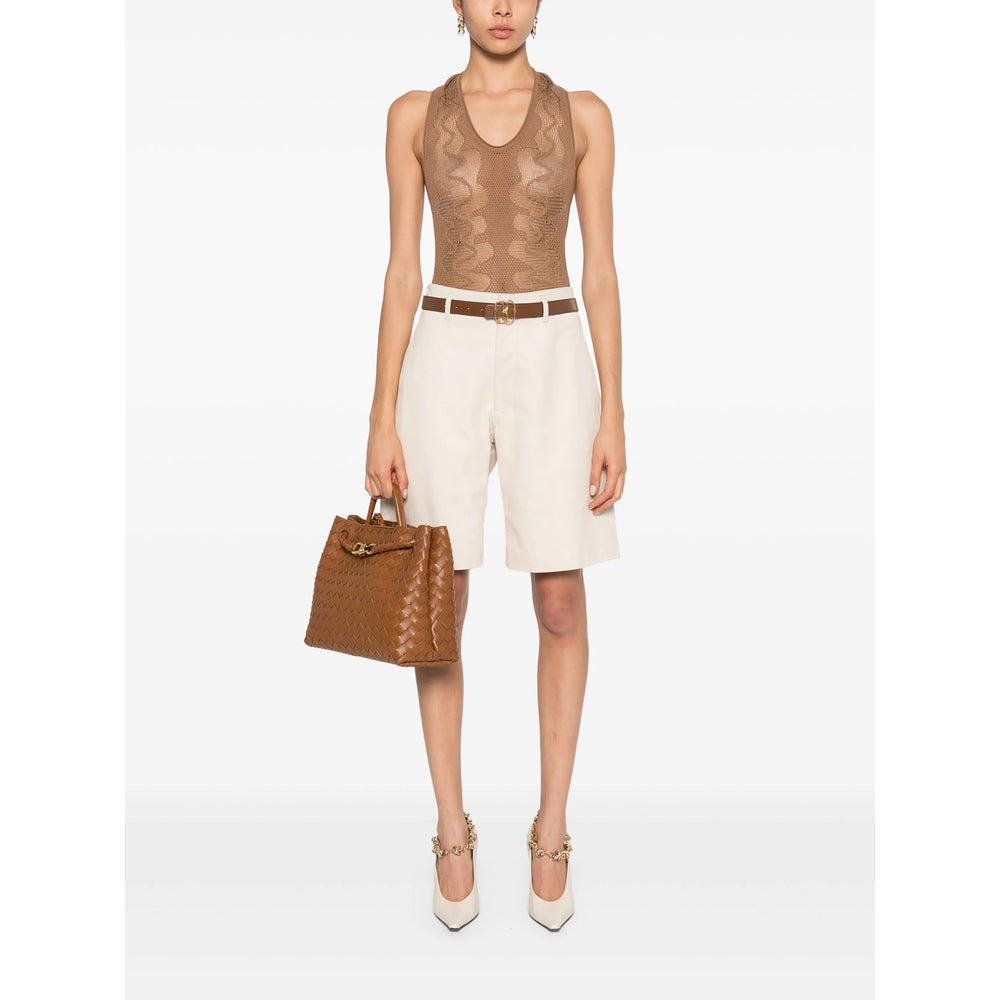 Saint Laurent Brown Tops - Vests & Tank Tops Women - 2
