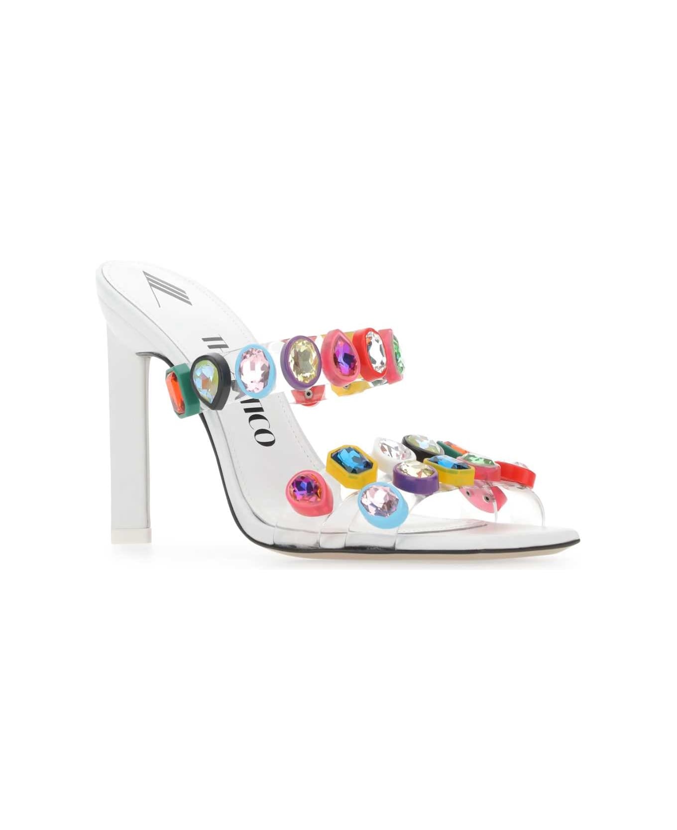 Embellished Pvc Nanci Mules - 2
