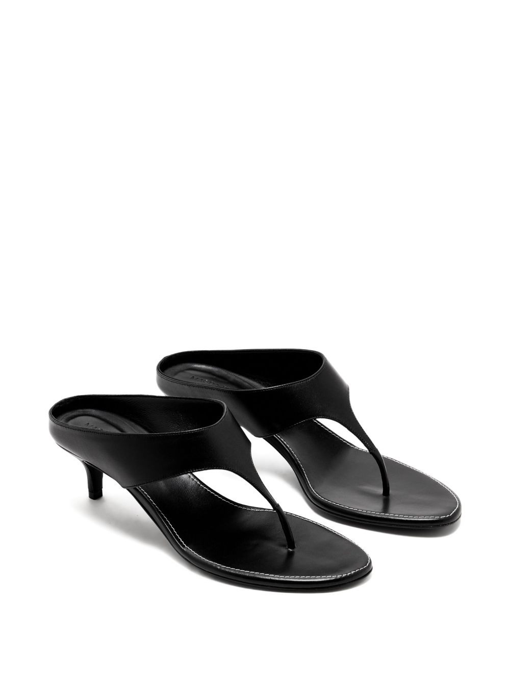 45mm Thong leather heeled sandals - 2