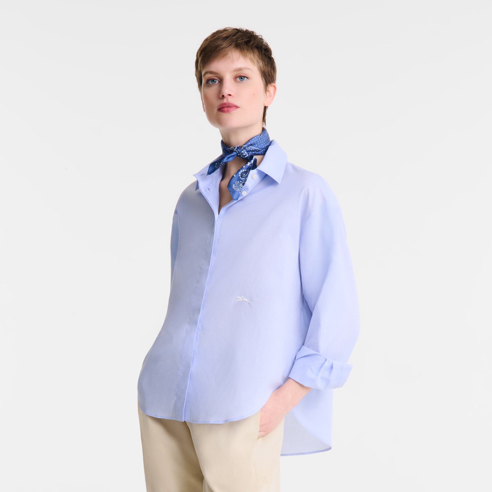 Shirt Sky Blue - Chambray - 4