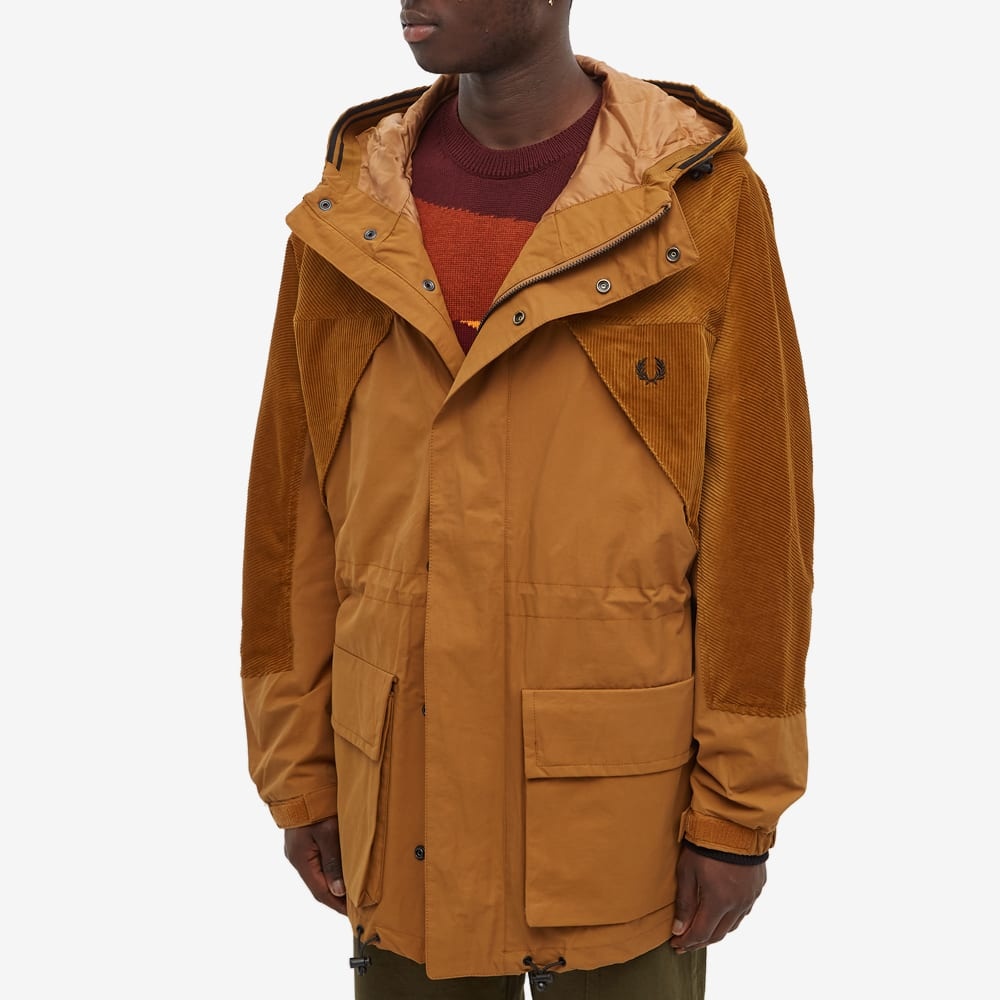 Fred Perry Cord Hooded Jacket - 4