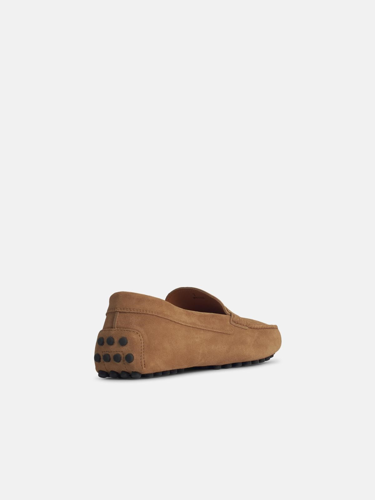 BEIGE SUEDE LOAFERS - 3