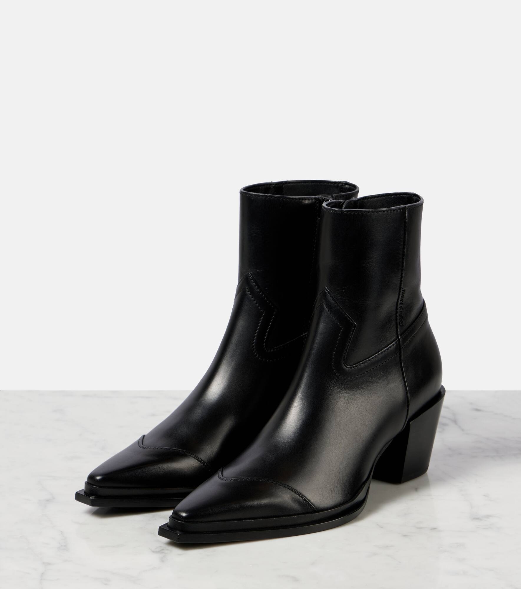 Cece 60 leather ankle boots - 5